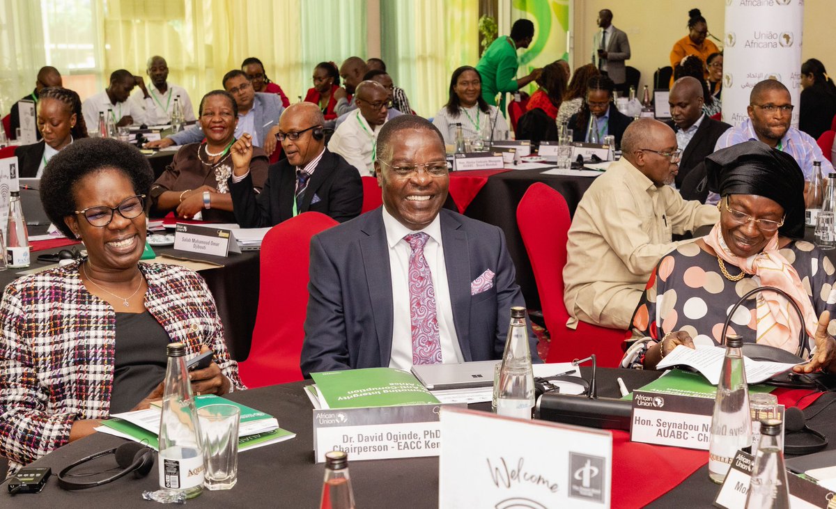 EACCKenya's tweet photo. EACC CHAIRPERSON, Dr DAVID OGINDE : "Asset Recovery is about reclaiming Africa's future, a future stolen by corrupt individuals- this will only be successful through strategic collaborations."@AUABC_

#AARPForum
#CAPAR
#AssetRecovery
#TuangamizeUfisadi
#AfricaAgainstCorruption