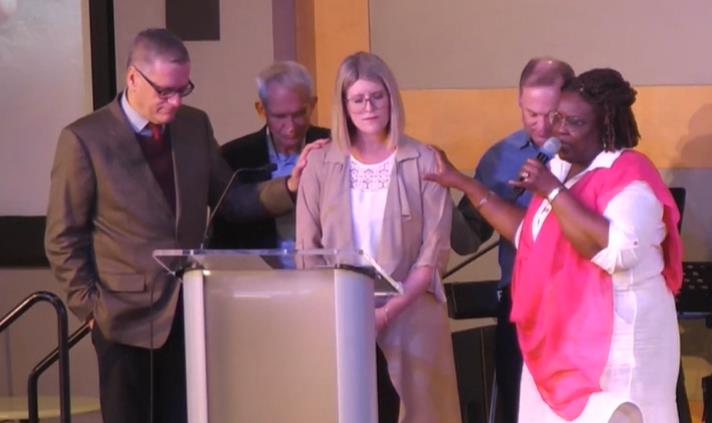 A powerful moment at our Easter Chapel yesterday 🙏💛 Staff across Canada gathered to celebrate Easter and pray over Allison Alley as she steps into her new role as President &amp; CEO. A beautiful reminder of hope, legacy, and new beginnings.
#WorldVisionCanada #LeadershipTransition