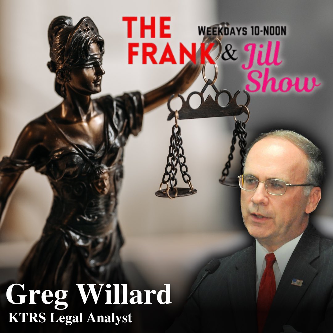 Thursday on the Frank &amp; Jill Show Live at the <a href="/macstlouis/">Missouri Athletic Club</a> : Greg Willard makes sense of all the political happenings. As well as former basketball player <a href="/PhonzLovesHoops/">LaPhonso Ellis</a> sports commentator <a href="/AnnMeyers/">Ann Meyers Drysdale</a> and basketball coach <a href="/CoachCarrawell/">Chris Carrawell</a>

<a href="/Frank_Cusumano/">Frank Cusumano</a> <a href="/JillFarmerCoach/">Jill Farmer</a>