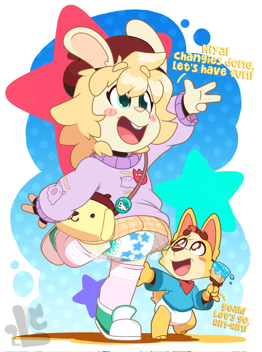 Made this for <a href="/RinUsagiii/">🌸 rin 🌸</a>. Newly changed bab with help from Jax, ready to have fun!