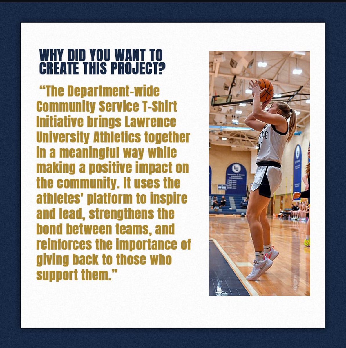 Lawrence Women’s Basketball tweet media