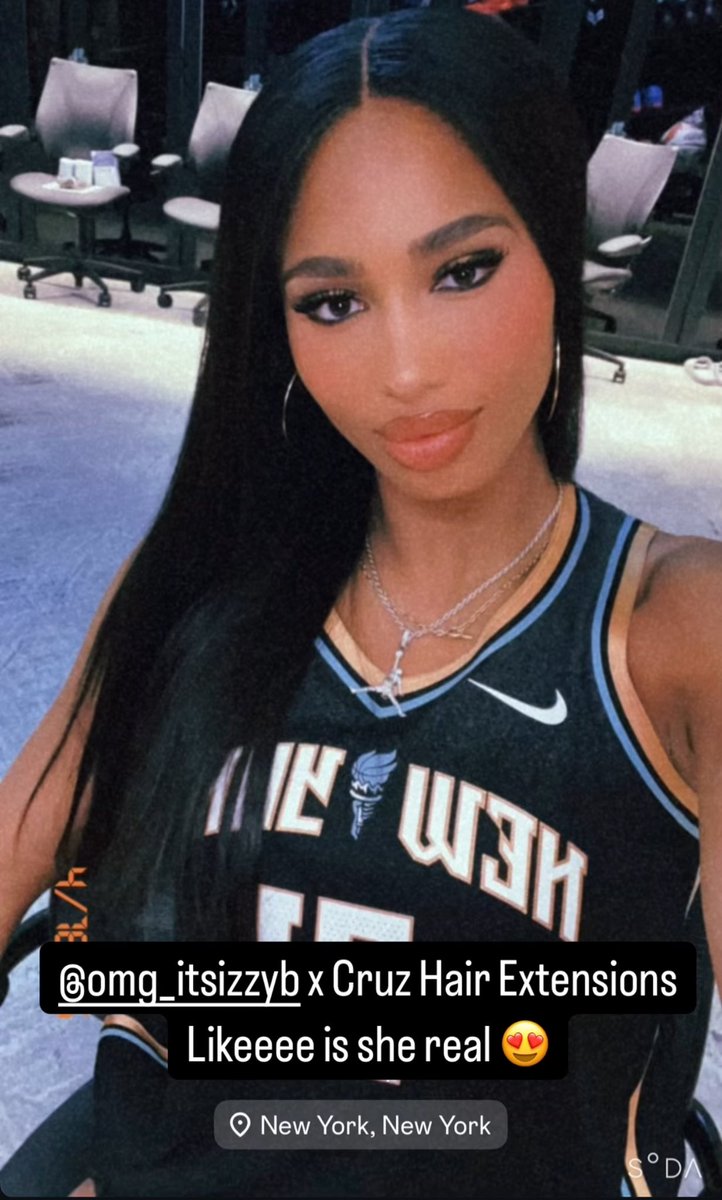<a href="/OMG_itsizzyb/">Isabelle Harrison</a> wearing our Raw Wavy extensions while enjoying her warm welcome from the <a href="/nyliberty/">New York Liberty</a> 🏀

#womeninsports #rawhair #wnba