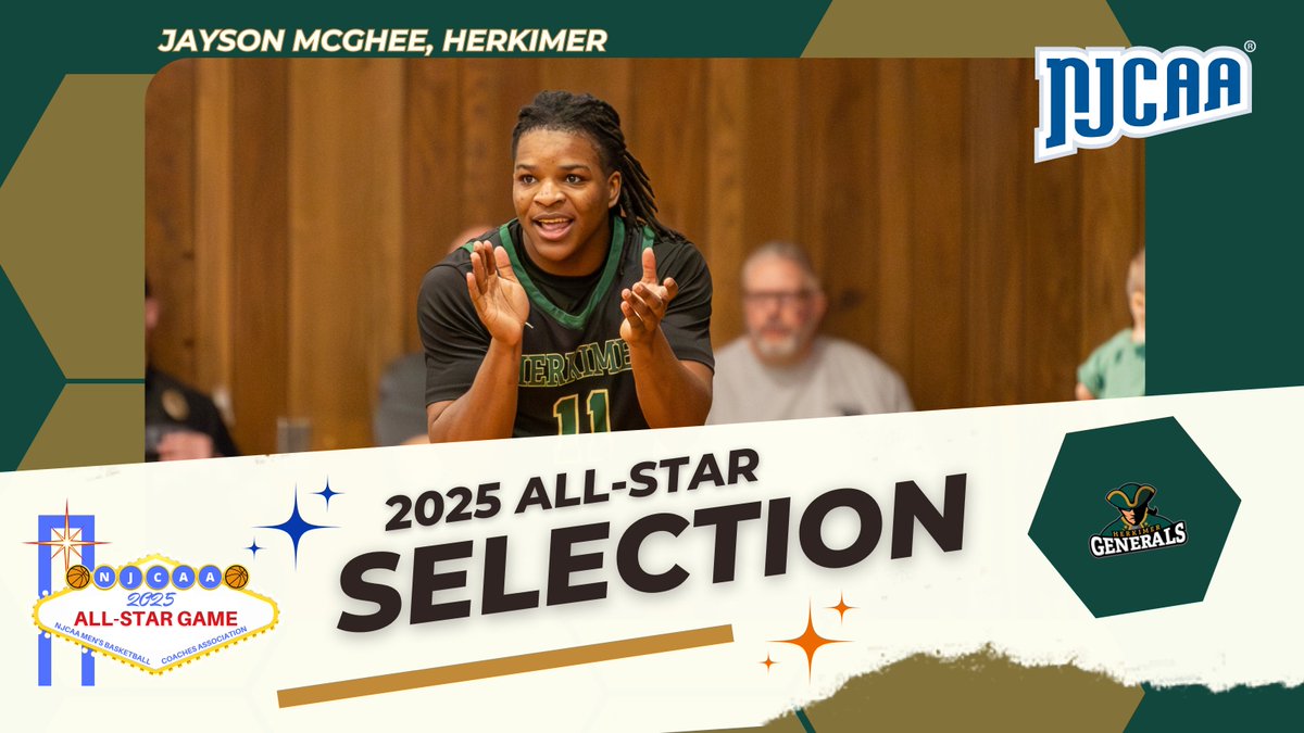 JCBCA (@njcaambbcoaches) on Twitter photo 🌟2025 ALL-STAR SELECTION🌟
Jayson McGhee (<a href="/jayson_mcghee/">jayson mcghee</a>) of <a href="/HerkimerMBB/">Herkimer Men's Basketball</a> has been selected as 2025 NJCAA Men's Basketball All-Star!
🏅NJCAA Division III Third Team All-American
🥇 First Team All-Region
⭐️15.5 PPG in 24-25
#NJCAABasketball 🏀 🌟2025 ALL-STAR SELECTION🌟
Jayson McGhee (<a href="/jayson_mcghee/">jayson mcghee</a>) of <a href="/HerkimerMBB/">Herkimer Men's Basketball</a> has been selected as 2025 NJCAA Men's Basketball All-Star!
🏅NJCAA Division III Third Team All-American
🥇 First Team All-Region
⭐️15.5 PPG in 24-25
#NJCAABasketball 🏀