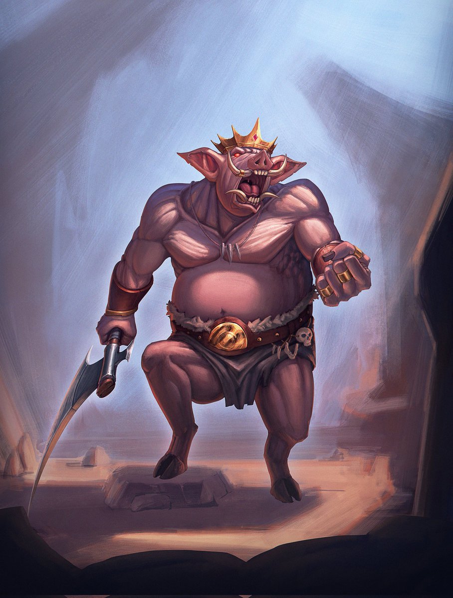nawfal_abd777's tweet photo. Orc King π½
#illustration #creaturedesign #famtasycreature #opencommission #VGen #VGenOpen #painting #tcg #personalartwork https://t.co/Pf6Uij33Js