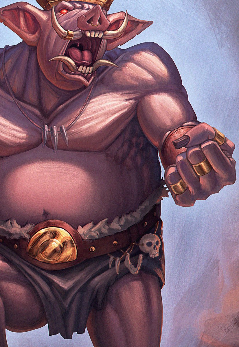 nawfal_abd777's tweet photo. Orc King π½
#illustration #creaturedesign #famtasycreature #opencommission #VGen #VGenOpen #painting #tcg #personalartwork https://t.co/Pf6Uij33Js