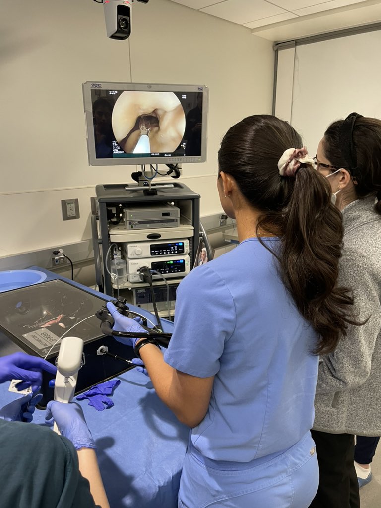 UTSW Gastroenterology Fellowship (@utswgi) on Twitter photo This week we had a phenomenal sim session on all things dilation with Drs. <a href="/TomTielleman/">Tom Tielleman, MD</a> & <a href="/BenElsberndMD/">Ben Elsbernd, MD</a>. A whirlwind session covering Savary, Balloons, Pneumatic, and Stents w/ fantastic hands on!
We also got to break in our fantastic new Fujifilm endoscopes in the sim lab!🎉 This week we had a phenomenal sim session on all things dilation with Drs. <a href="/TomTielleman/">Tom Tielleman, MD</a> & <a href="/BenElsberndMD/">Ben Elsbernd, MD</a>. A whirlwind session covering Savary, Balloons, Pneumatic, and Stents w/ fantastic hands on!
We also got to break in our fantastic new Fujifilm endoscopes in the sim lab!🎉
