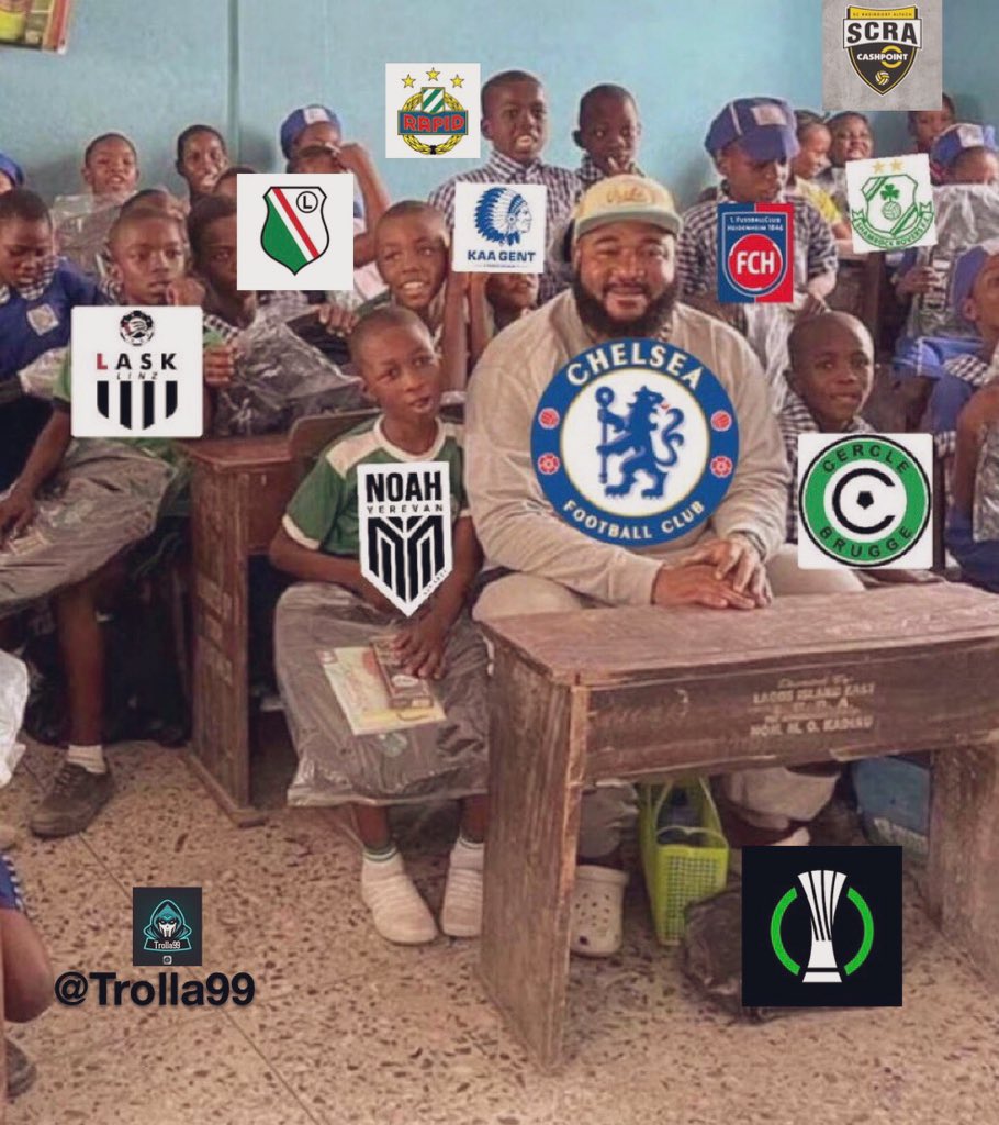 Chelsea at conference league 👴