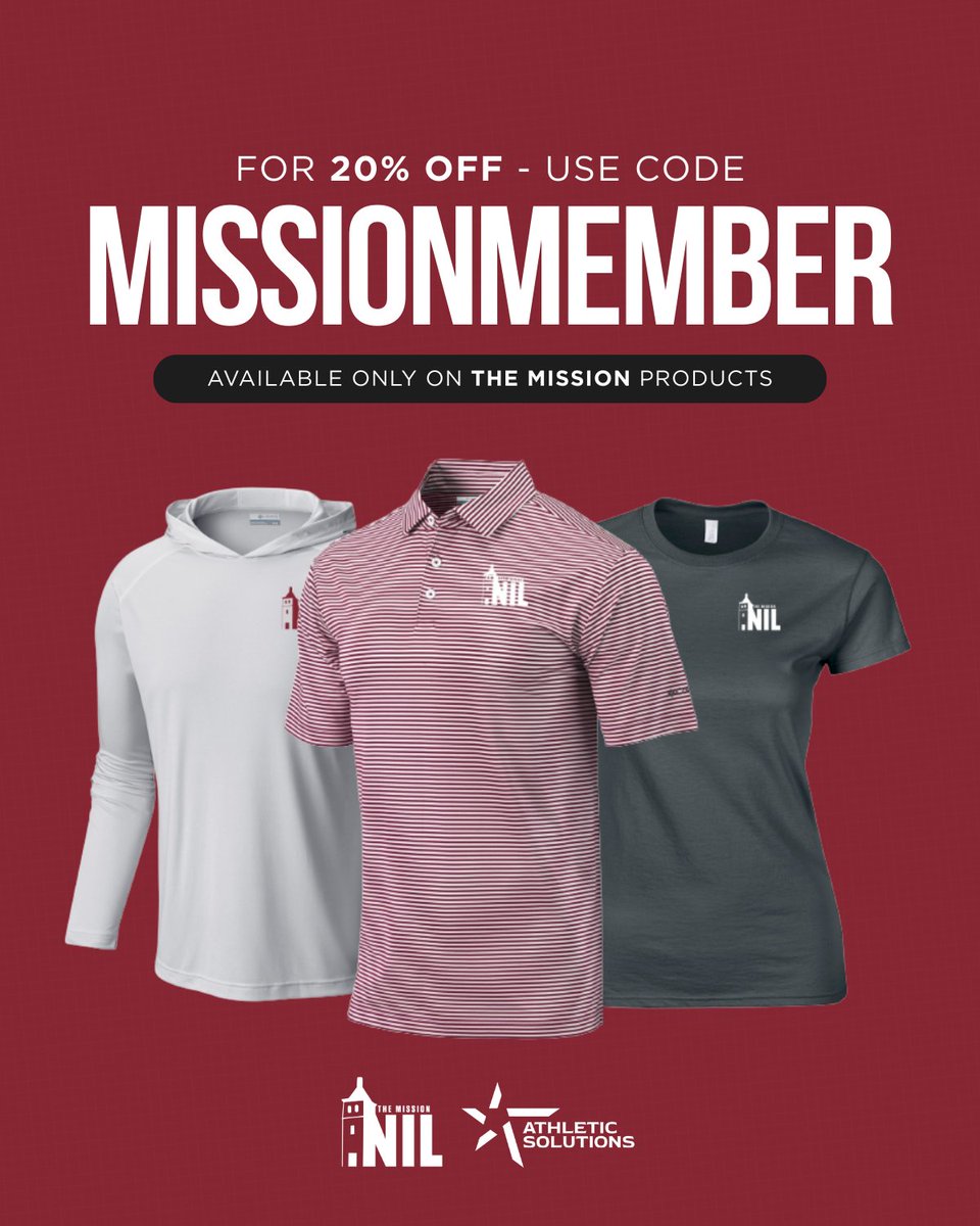 TheMissionNIL's tweet photo. Hey The Mission members, your exclusive 20% OFF code is here! Use code MISSIONMEMBER at checkout.Join and enter now! https://t.co/sMCVuZD8TK
#TheMissionNIL https://t.co/nrkKVD0dXZ