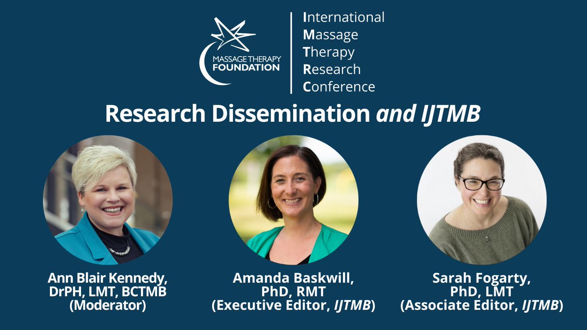 Deep thanks to the Canadian Massage Therapist Association, Sponsor of the #IMTRC2025 Poster Session &amp; Case Report Symposium, &amp; to <a href="/RMTBC/">RMTBC</a>, Sponsor of ‘Research Dissemination &amp; IJTMB’. We are grateful for their support bringing amazing programming to IMTRC! bit.ly/2025-IMTRC