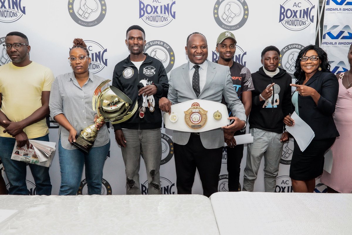 ipewamoses's tweet image. BREAKING NEWS

AC Boxing Academy Launches “AC Super Six” Boxing League for Khomas Region

In a major development for Namibian boxing, AC Boxing Academy has officially launched the AC Super Six Boxing League, targeting grassroots talent in the Khomas Region.