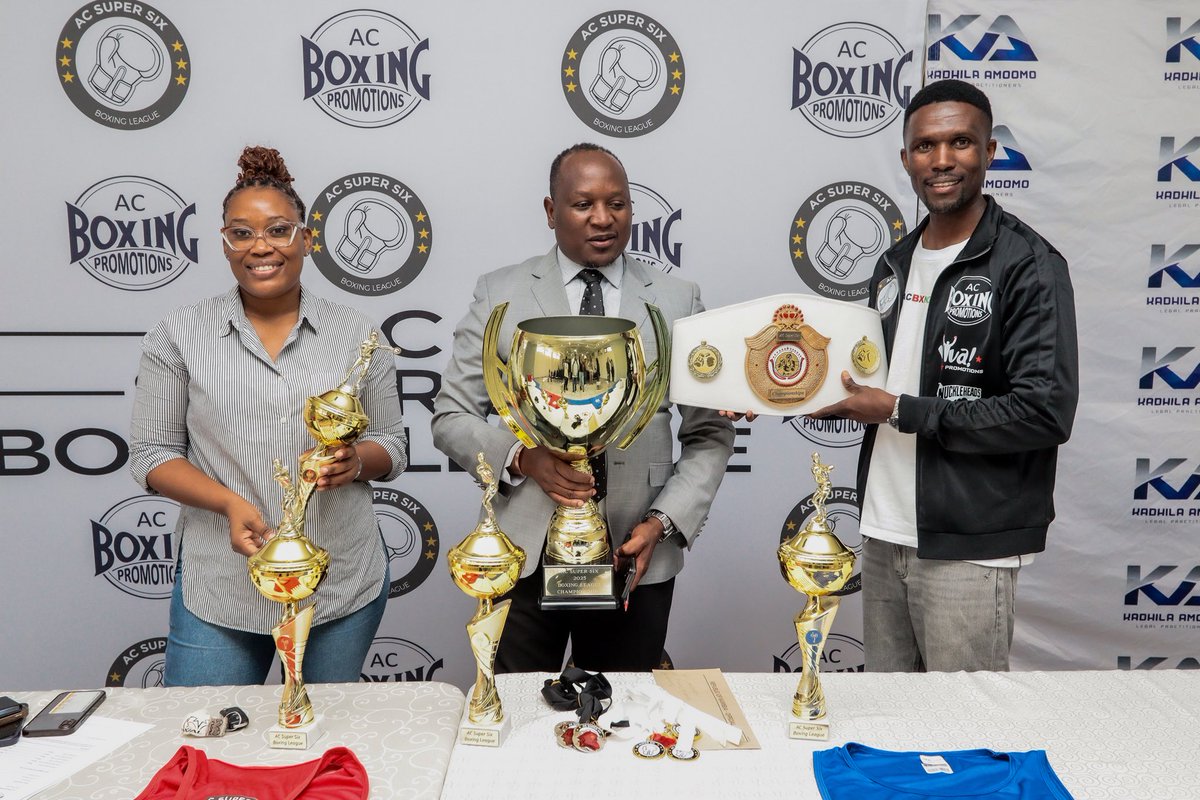 ipewamoses's tweet image. BREAKING NEWS

AC Boxing Academy Launches “AC Super Six” Boxing League for Khomas Region

In a major development for Namibian boxing, AC Boxing Academy has officially launched the AC Super Six Boxing League, targeting grassroots talent in the Khomas Region.