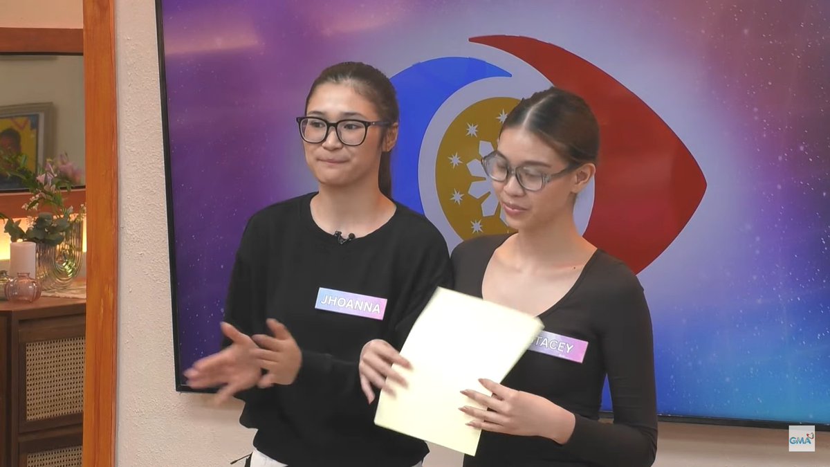 BiniJhoannaOFC's tweet photo. Congratulations, task leaders @bini_jhoanna and @bini_stacey! Of course, congrats din and thank you, housemates.

THURSLAY WITH JHOCEY

#BINIxPBBCollab #PBBCollabBloom
#BINI_Jhoanna #BINI_Stacey https://t.co/KwsqBRvj9P