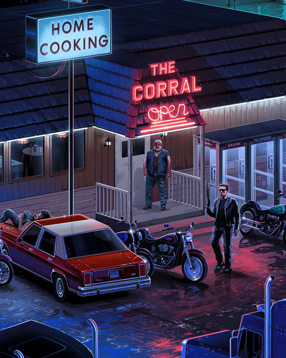 MoonIslandArts's tweet photo. New Terminator 2: A Night in LA 1991 posters are live in our shop! (300 pieces!) #moonislandarts #Terminator  @altmovieposters 

https://t.co/SAsSfo5rOV https://t.co/xzbNDXpnmE