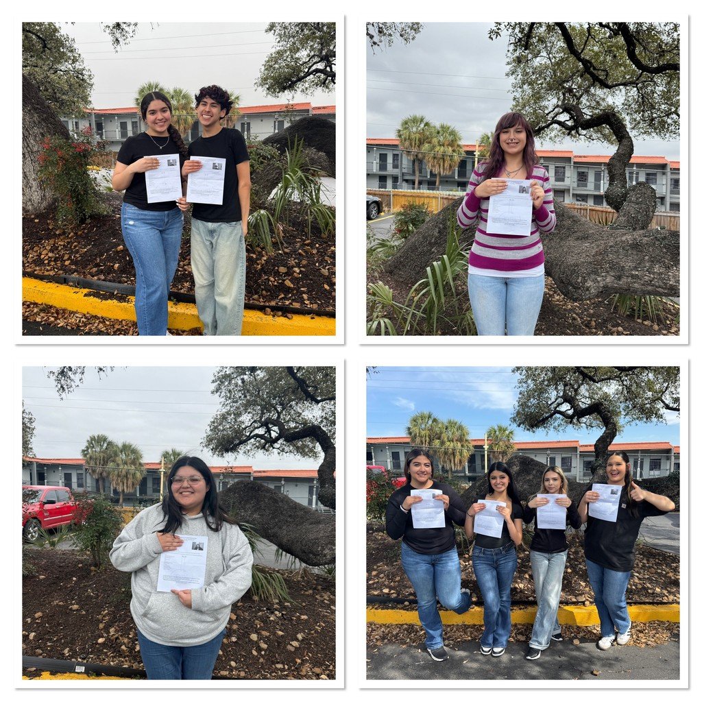 Congrats to our newest certified cosmetologists!!! The following students have passed both exams and are now cosmetologists. ✂️
Top right Daniela Leon, Raymond Roque, Abigail Robert’s
Bottom : Erica Wickenhofer, Lucero Lopez, Serenity Franco, Addison Robles, Myka Frasto