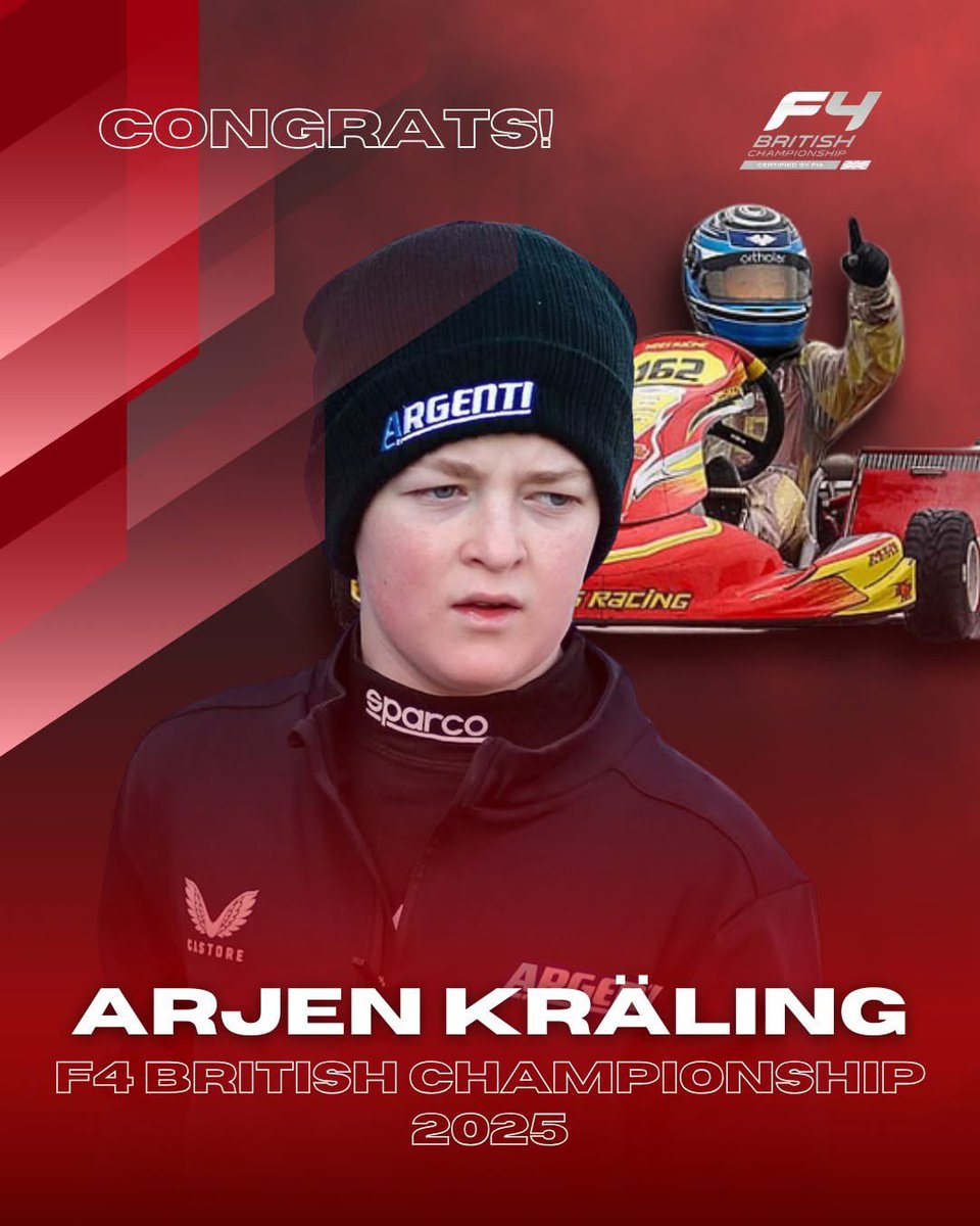 We are beyond proud to see our O-Rouge ambassador, Arjen Kräling , make the step up to the F4 British Championship 2025! 🏎️🔥

His journey from karting prodigy to single-seater racing star is just getting started,  and we couldn’t be more excited to support him every step of the