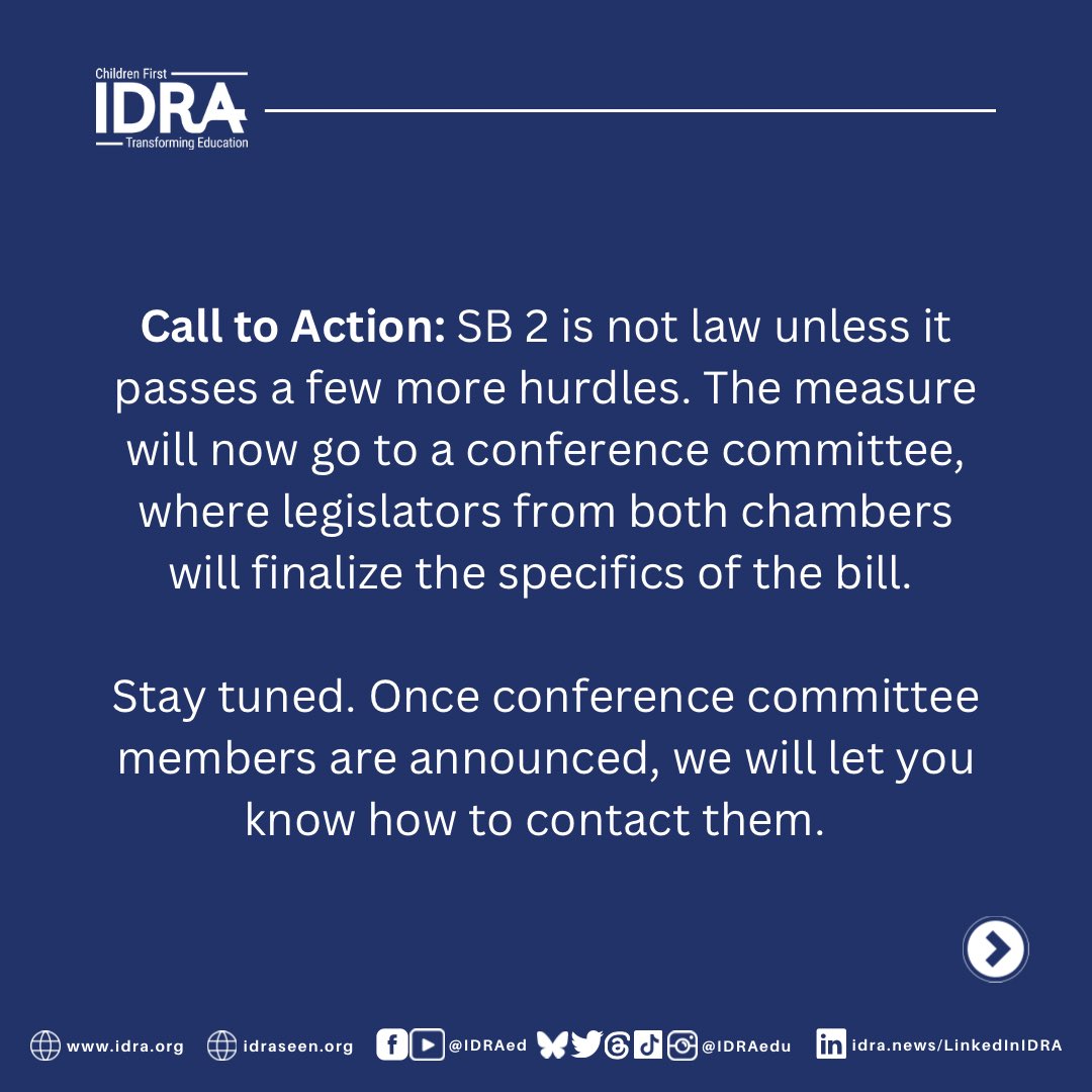 IDRAedu's tweet photo. Today, the TX House approved a multi-billion dollar, discriminatory voucher scam, SB 2.

Certain lawmakers are keen on doing the Texas three-step: defunding, demonizing, &amp; privatizing our public schools. 

We will never stop working to strengthen public schools for all students. https://t.co/XHcIfrQP5T