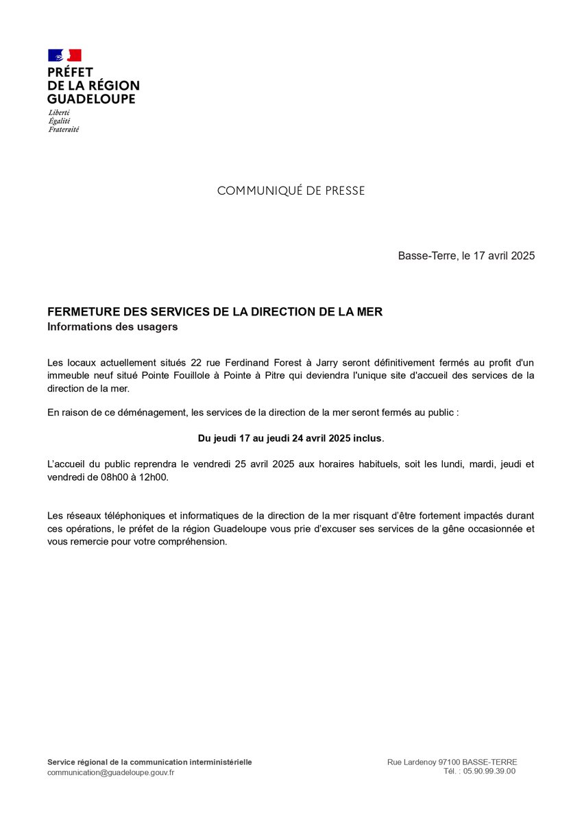 Image de Préfet de Guadeloupe