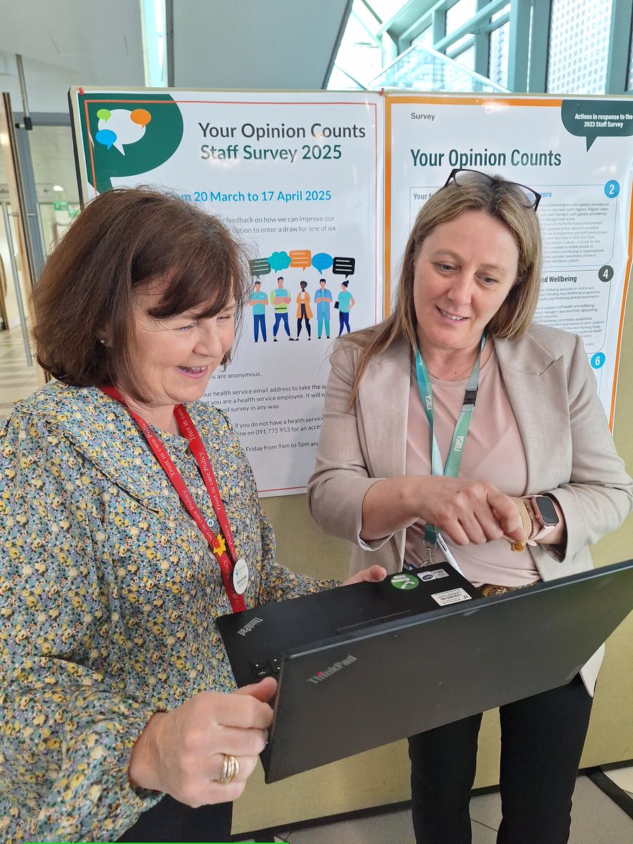 If you met Frances Lambe, our Your Opinion Counts Survey Champion, you would fill out this survey too!  Frances is passionate about driving change for her colleagues and building a positive and resilient workforce 💪 #HSEStaffSurvey