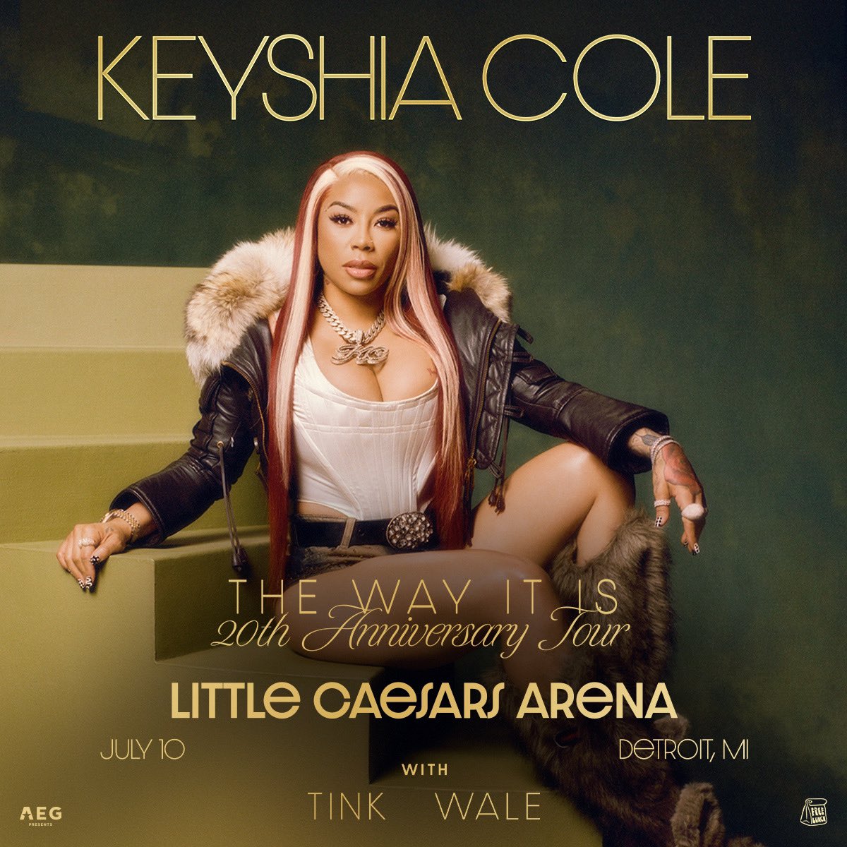 Run it back! Keyshia Cole's The Way it Is 20th Anniversary Tour coming to <a href="/LCArena_Detroit/">Little Caesars Arena</a> on July 10! ❤️ Tickets on sale Friday, April 25th at 10am