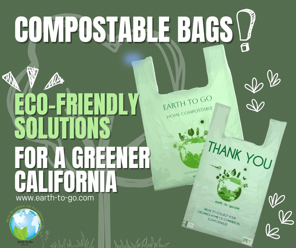 Earth2Go's tweet photo. 🌿𝘎𝘰𝘰𝘥𝘣𝘺𝘦 𝘵𝘰 𝘗𝘭𝘢𝘴𝘵𝘪𝘤, 𝘏𝘦𝘭𝘭𝘰 𝘵𝘰 𝘊𝘰𝘮𝘱𝘰𝘴𝘵𝘢𝘣𝘭𝘦!🌿
California's ban on single-use plastic bags is a game-changer for our environment. We offer compostable bags that are eco-friendly &amp; compliant!​🌎
#SustainableLiving #CompostableBags #EarthToGo https://t.co/lT3hYZKXSW