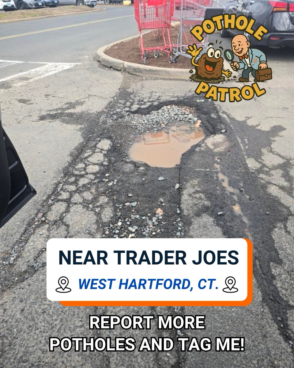 LawyerTheLawyer's tweet photo. 🚧 Pothole Patrol is on the case! 🕵️♂️💥
Spot a street crater? I’ve got my eyes on the road so you don’t wreck your ride.
📸 Snap a pic
📍 Drop the location.
We’ll handle the rest. 💼⚖️
...
#lawyerthelawyer #ctlawyer #ctlawfirm #ct #ctroads #caraccidentlawyer https://t.co/9DzsQQJUBu