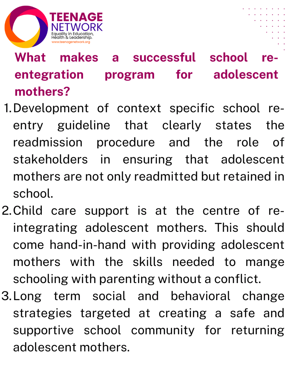 Teen_ageNetwork's tweet photo. #TeenageNetwork
#AdolescentMothers
#REAMS
#EducationForAll https://t.co/AJWMwTuYMK