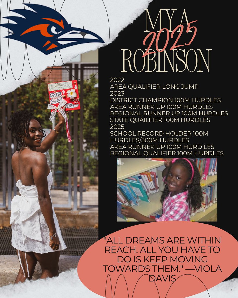 ⭐️ Senior Spotlight ⭐️

Mya Robinson