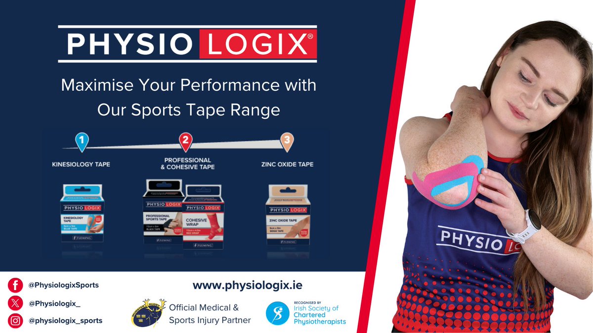 _ISCP_'s tweet image. We're pleased to partner with Physiologix, suppliers of high-quality sports tape and supports.

Check out their full range at the link 
physiologix.ie

#paidPromotion