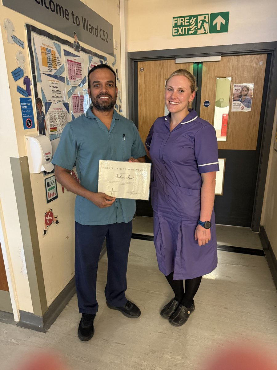 Paige Nutton (@nuttonpaige) on Twitter photo Huge congratulations to Jackson! He’s officially independent in performing ECGs! Your hard work paid off and you can now confidently carry out ECGs for any patient who needs one. Amazing achievement!
#ECG #SkillsUnlocked #achievement
<a href="/Vickyy_Jones/">Vicky Jones</a> <a href="/XMcVey/">Natasha McVey RN 💙 (she/her)</a> <a href="/C52_QMC/">Ward C52 QMC</a> <a href="/NUHMedicine/">NUH Medicine</a> Huge congratulations to Jackson! He’s officially independent in performing ECGs! Your hard work paid off and you can now confidently carry out ECGs for any patient who needs one. Amazing achievement!
#ECG #SkillsUnlocked #achievement
<a href="/Vickyy_Jones/">Vicky Jones</a> <a href="/XMcVey/">Natasha McVey RN 💙 (she/her)</a> <a href="/C52_QMC/">Ward C52 QMC</a> <a href="/NUHMedicine/">NUH Medicine</a>