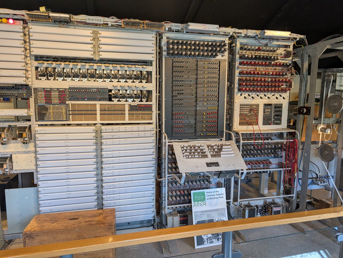 Sometimes in the technology industry we need to remember our heritage, thank you <a href="/tnmoc/">TNMOC</a> for a brilliant day today - every room and every volunteer's talk was excellent 👍 (and yes I've used or still own a disturbing amount of the kit on show) #Colossus #WorldFirst