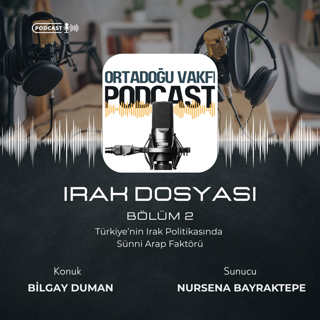 🎙 IRAK DOSYASI | 2. Bölüm Yayında!

📌 Konu: Türkiye’nin Irak Politikasında Sünni Arap Faktörü
👤 Konuk: Bilgay Duman (<a href="/BilgayDuman/">Bilgay Duman🐞</a>)
🔗open.spotify.com/episode/39zTxV…

2003 sonrası Irak’ta demokratik sistem arayışından, Sünni grupların rolüne ve Türkiye’nin bu denklemdeki pozisyonuna