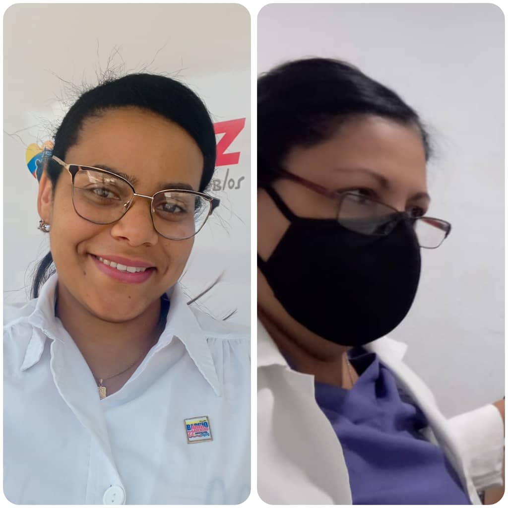 CdiSierraMaestr's tweet photo. Las Dras. Juan Robles y Lergi May del CDI Sierra Maestra, Distrito Capital,  fundadoras de la Misión Barrio Adentro.
@cubacooperaven https://t.co/ZuXeWcf3Av
