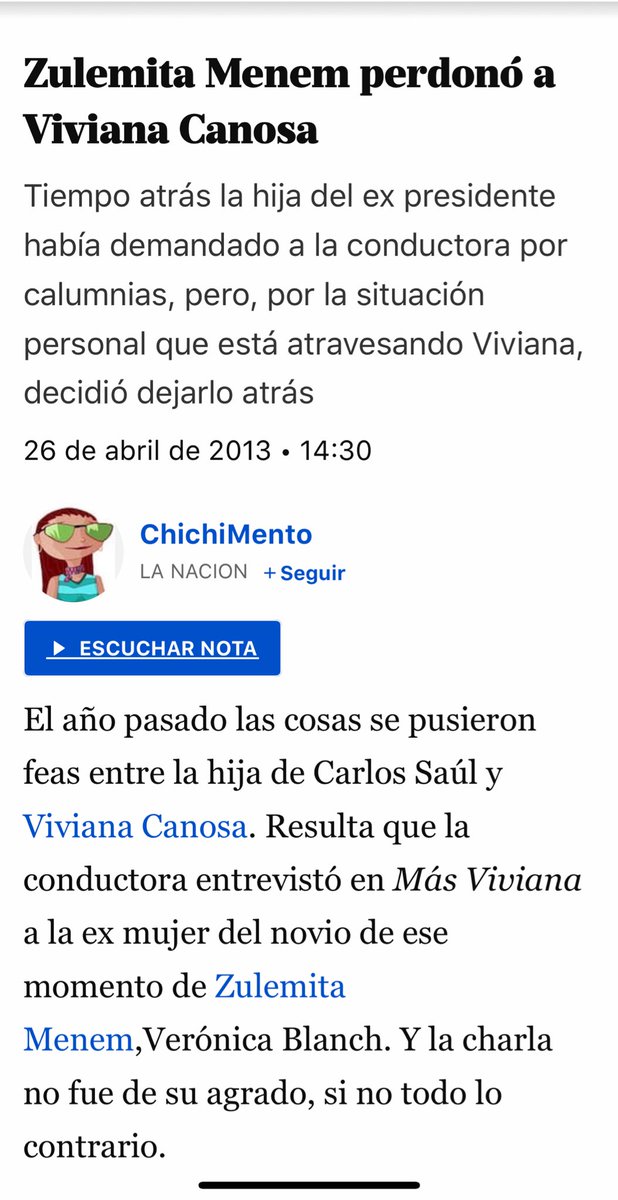 zulema menem tweet media