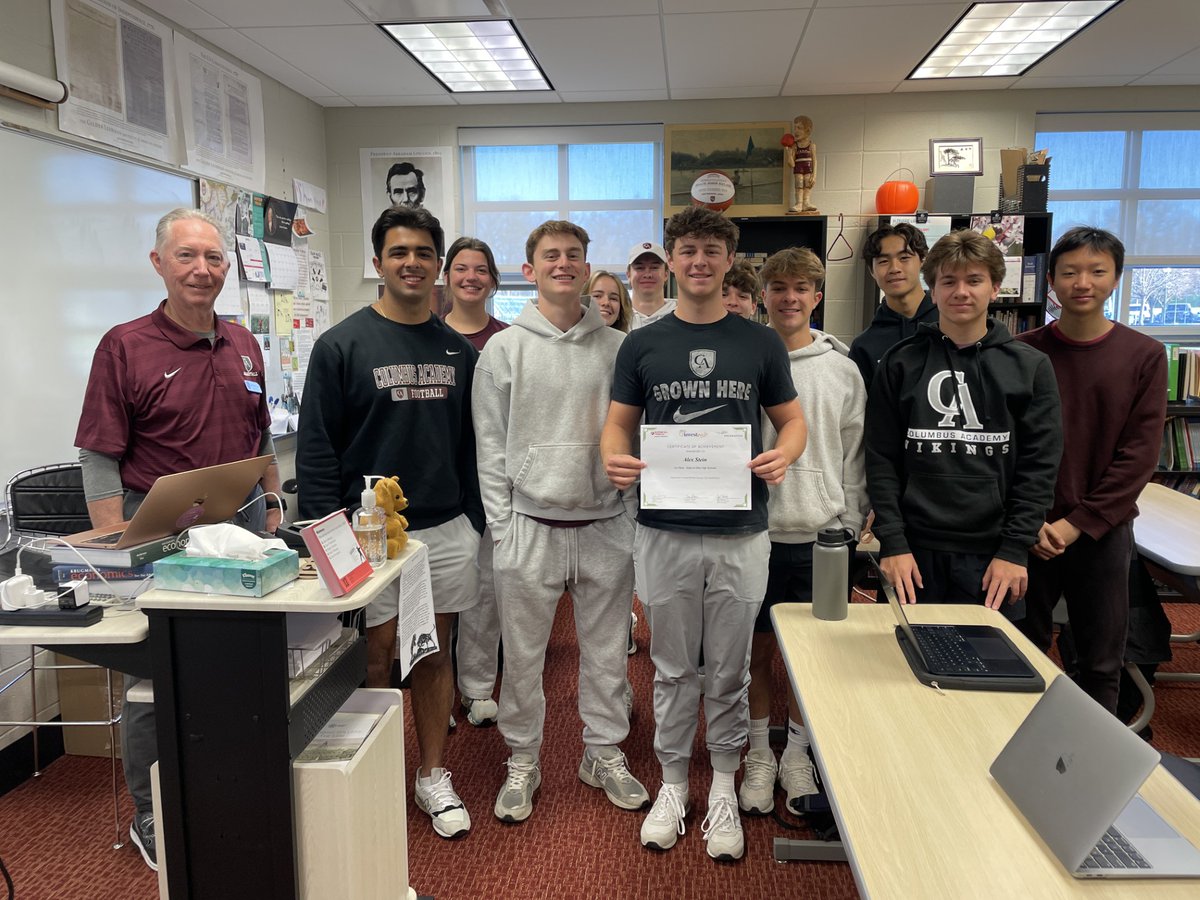 Congratulations to Alex Stein of Columbus Academy, Ohio’s statewide high school InvestWrite winner! His essay, “The Rollercoaster of Greed,” captured the ups and downs of investing—and the importance of risk management. Shoutout to his teacher, John Exline! #InvestWrite #SMG