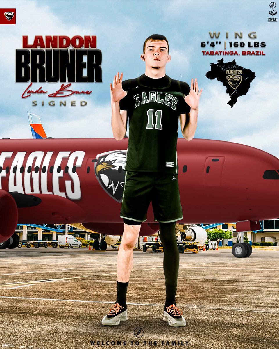 𝓢𝓲𝓰𝓷𝓮𝓭 ✍🏽

Landon averaged 21 points 7 rebounds, 5 assist &amp; 1 block through his high school career for Club Baloncesto Jaguars &amp; Lighthouse Baptist. Landon has been a 5x International champion and 3x MVP, PCC All Conference

Welcome to the Eagle family Landon!

#Flight25 🦅