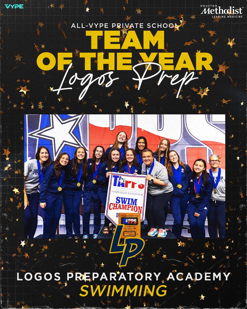vypehouston's tweet image. Congratulations to the Winners of the 2024-2025 VYPE Awards for Private School Girls Swimmer & Team of the Year presented by @MethodistHosp!