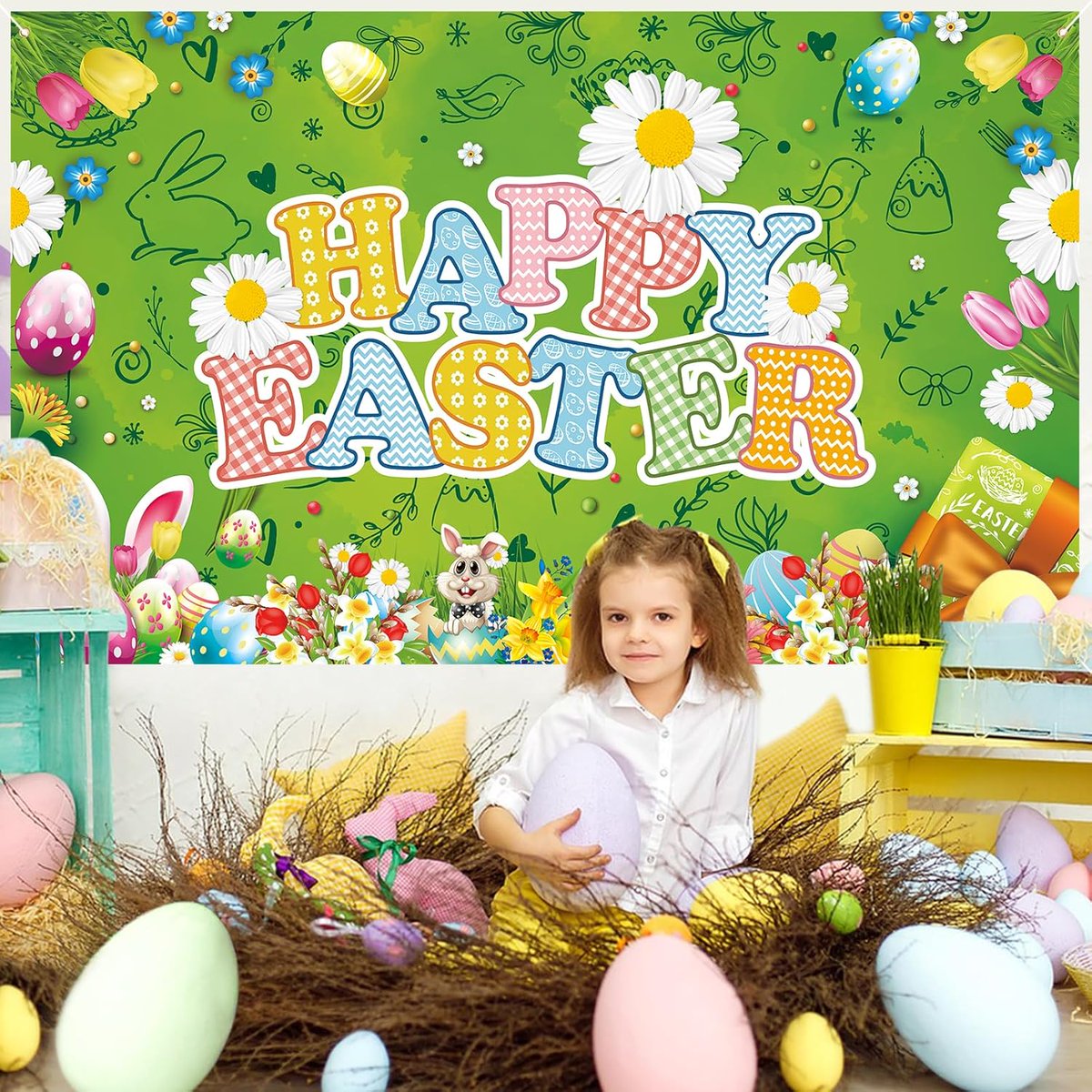 dorrisdecor68's tweet photo. 🎉 Brighten up your Easter party with this vibrant Happy Easter backdrop!
Perfect for photos, parties &amp; spring vibes 📸🌸
🛒 Get it here: https://t.co/jPfSbXPEQY
#EasterBackdrop #PartyDecor #AmazonFinds #HappyEaster https://t.co/Ies1YustQ3
