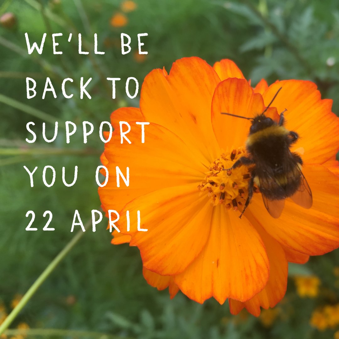 We'll be back to support you on 22 April. If you're looking for information during the bank holiday weekend, please visit our website which has lots of useful pages about living well with cancer maggies.org