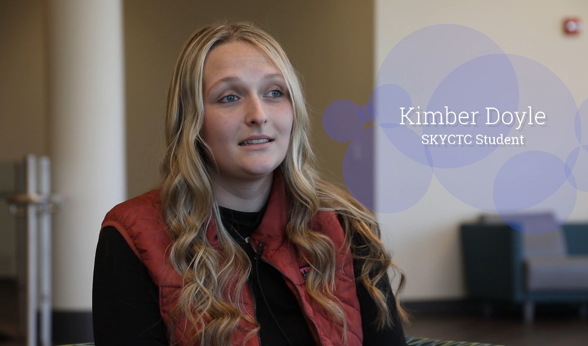 Kimber Doyle shares how dual credit made college more affordable and achievable:

“It’s impacted me greatly — it’s taken away the financial stress of being a student and motivates me to keep my grades up so I can keep my scholarship.”

 🔗: skyctc.cc/4ihSQSI