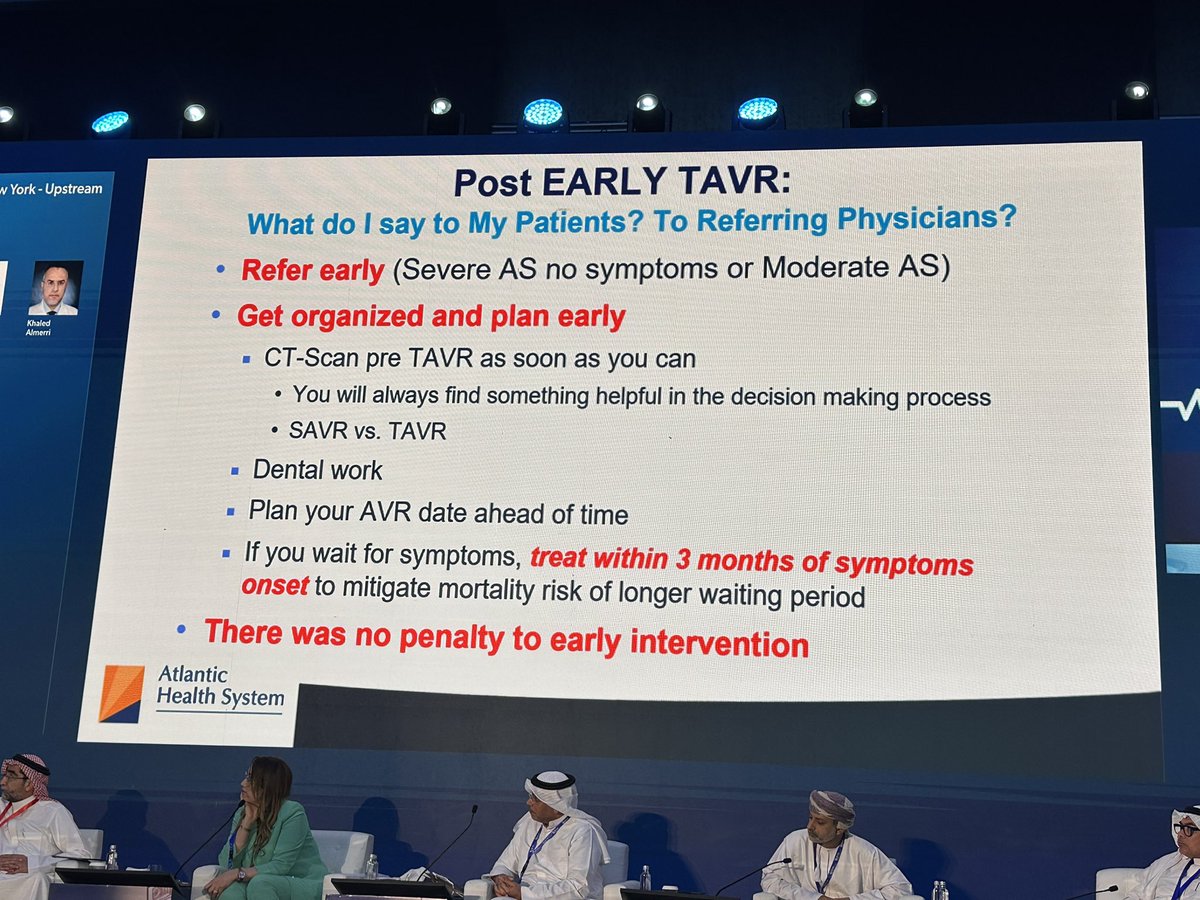 Mamas A. Mamas (@mmamas1973) on Twitter photo <a href="/PhilGenereuxMD/">Philippe Genereux</a> post Early TAVR - how does this change practice?
Refer early
Get organised
Plan avr ahead of time
There is no penalty to early intervention
#TCTMiddleEast2025 <a href="/jgranadacrf/">Juan F. Granada</a> <a href="/leilaabidt/">leila abid</a> <a href="/AdelTash/">Adel Tash</a> <a href="/drptca/">Khaled AlShaibi</a> <a href="/TCT_ME_/">TCTME+</a> <a href="/crfheart/">Cardiovascular Research Foundation</a> <a href="/PhilGenereuxMD/">Philippe Genereux</a> post Early TAVR - how does this change practice?
Refer early
Get organised
Plan avr ahead of time
There is no penalty to early intervention
#TCTMiddleEast2025 <a href="/jgranadacrf/">Juan F. Granada</a> <a href="/leilaabidt/">leila abid</a> <a href="/AdelTash/">Adel Tash</a> <a href="/drptca/">Khaled AlShaibi</a> <a href="/TCT_ME_/">TCTME+</a> <a href="/crfheart/">Cardiovascular Research Foundation</a>