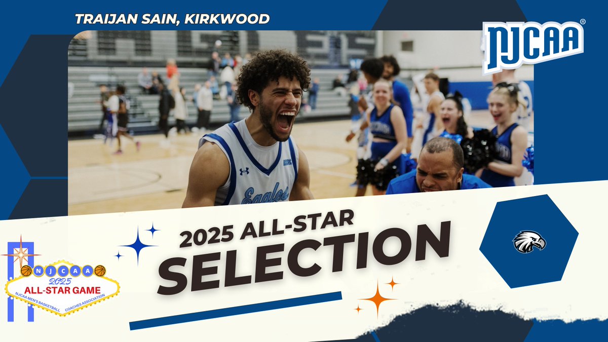 JCBCA (@njcaambbcoaches) on Twitter photo 🌟2025 ALL-STAR SELECTION🌟
Traijan Sain (<a href="/traijan_sain/">Traijan Sain</a>) of <a href="/KCC_MBB/">Kirkwood Men's Basketball</a> has been selected as 2025 NJCAA Men's Basketball All-Star!
🏆2025 DII National Champion
🏅NJCAA DII Third Team All-American
🏅NJCAA DII All-Tournament Team
🥇2x First Team All-Region
#NJCAABasketball🏀 🌟2025 ALL-STAR SELECTION🌟
Traijan Sain (<a href="/traijan_sain/">Traijan Sain</a>) of <a href="/KCC_MBB/">Kirkwood Men's Basketball</a> has been selected as 2025 NJCAA Men's Basketball All-Star!
🏆2025 DII National Champion
🏅NJCAA DII Third Team All-American
🏅NJCAA DII All-Tournament Team
🥇2x First Team All-Region
#NJCAABasketball🏀