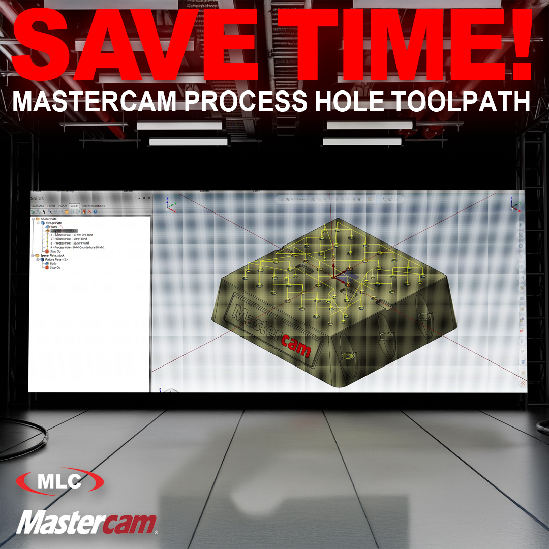 mlccadsystems's tweet image. Tired of tedious and time-consuming hole feature programming? Discover how to speed up the process with proven tool paths! Reduce, reuse, & recycle when programming repetitive holes in @Mastercam.
Learn more here: ow.ly/cIAc50VCou3
#CNCProgramming #Efficiency #Mastercam