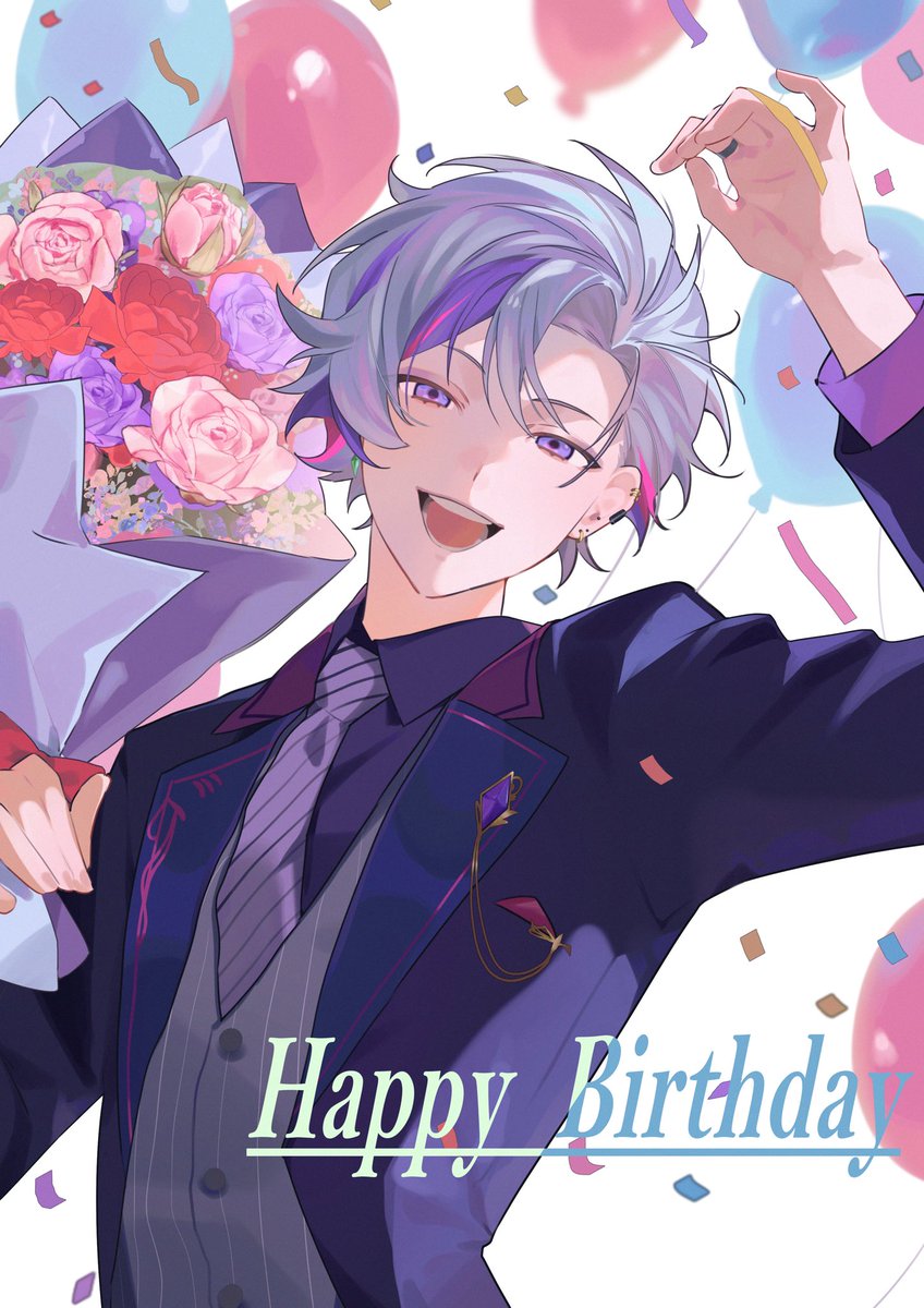 お誕生日おめでとうございます🥂✨

#絵スコート
#不破湊生誕祭2025