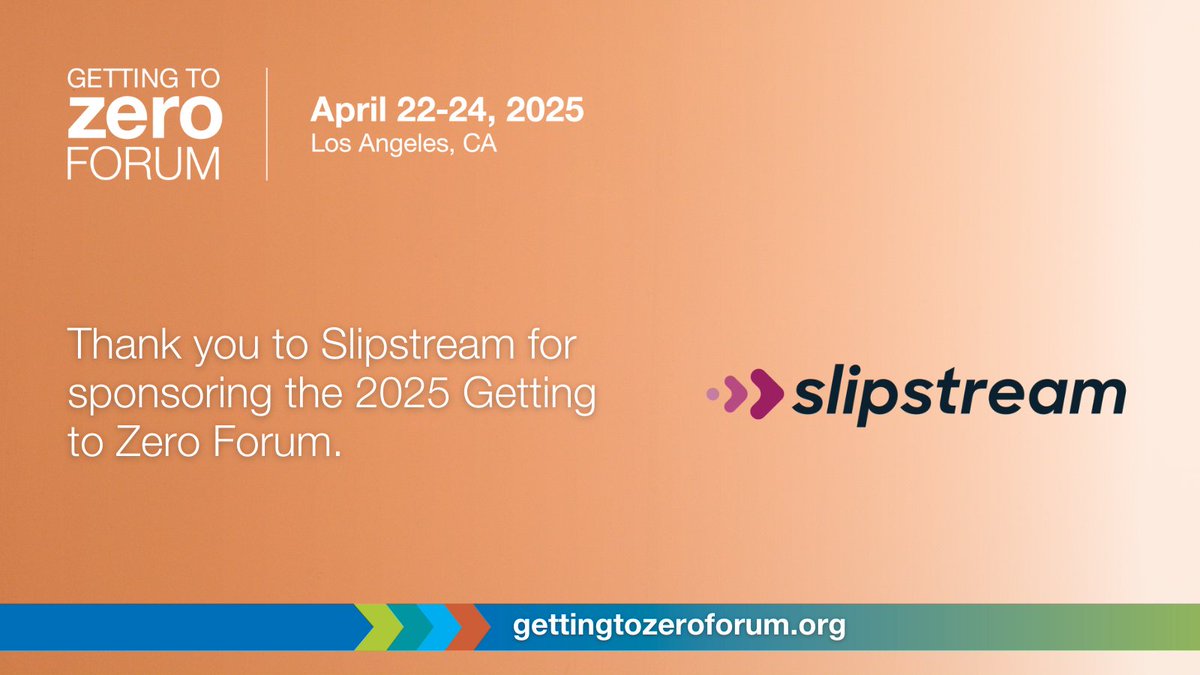 Getting to Zero Market Leadership and Forum tweet media