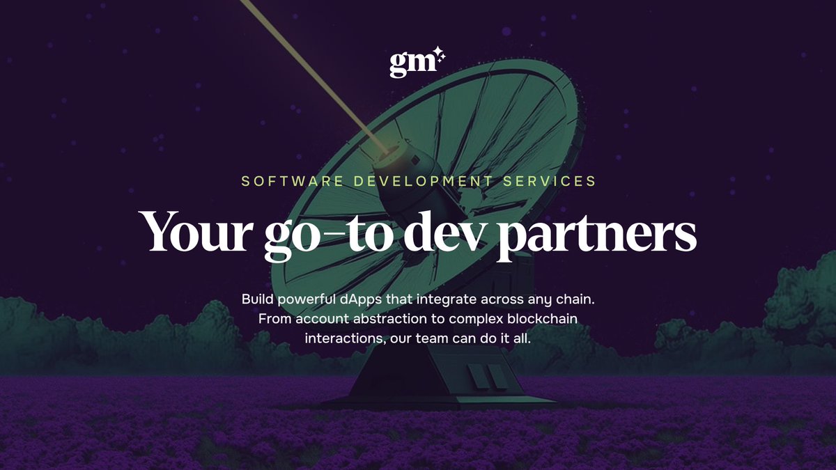 Devs do something 👊

Most Web3 projects don’t fail on ideas, they fail on execution.

Good engineers are busy. Great ones are rare.

And elite dev teams that ship? Even rarer.

Here’s how we actually get things built 👇