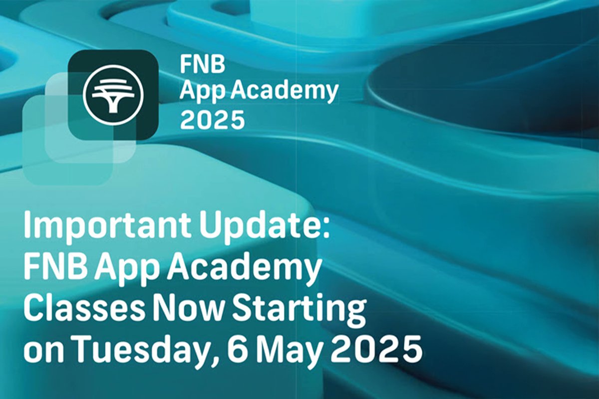 onlinestudentza's tweet photo. Due to 118 445 signups, FNBAppAcademy’s free 2025 coding course now kicks off on 6 May! 📅 Get the full update and prep tips on https://t.co/ekFwFE0G4V 👉https://t.co/ylo0wXxwvm #FreeCoding #SAlearners #TechSkills https://t.co/cLozuCW03t