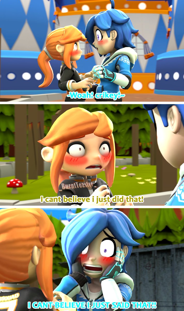 Lumity but blue and orange part 2 (1/2) #smg4fanart #smg4