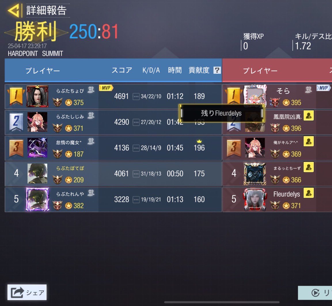 Raptor_cod's tweet photo. 4/17（木）

23時

vs Eternity 様

4-0 win
ありがとうございました https://t.co/aO6cEX5tRs