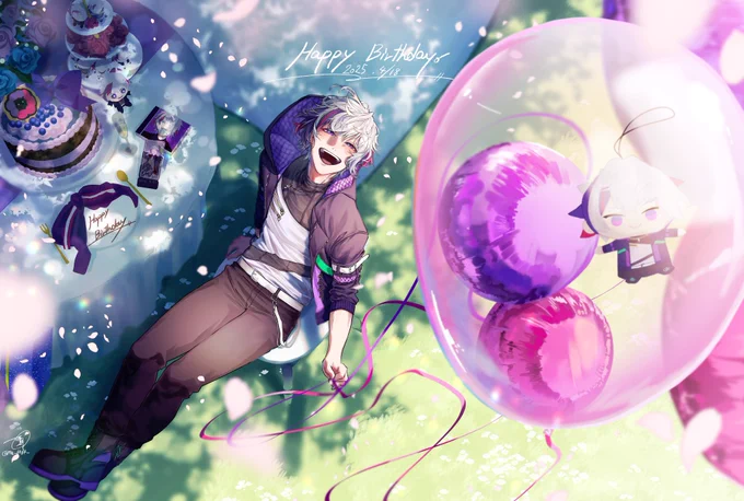 見つめる先が笑顔と幸せで溢れ続けますように #不破湊生誕祭2025 #絵スコート
