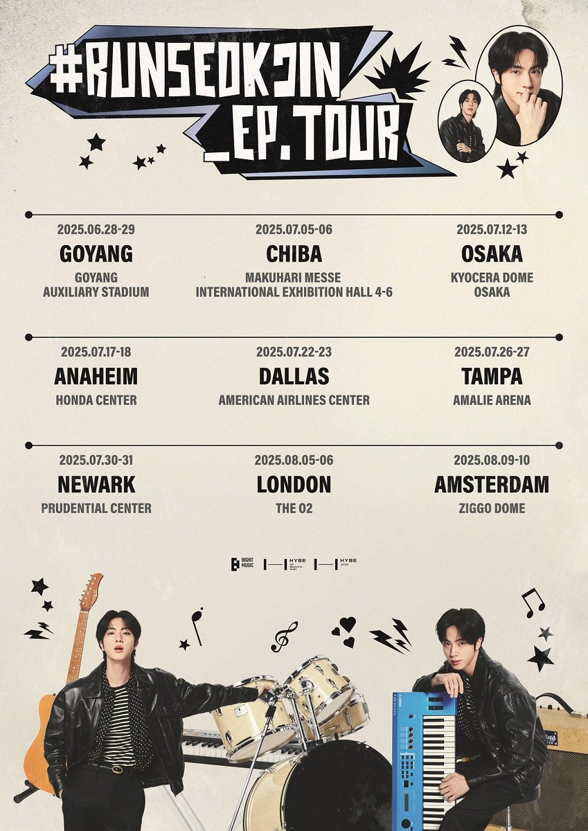 GUYSSSS OMGG 👀 👀😳

"RUNSEOKJIN_EP.TOUR" Poster 

JIN IS COMING 
#진 #Jin #Jin_TOUR 
#RUNSEOKJIN_epTOUR